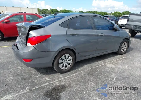 2016 Hyundai Accent Se из США, поврежденный, VIN KMHCT4AE7GU072639